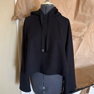 Athleta bell sleeve black hoodie